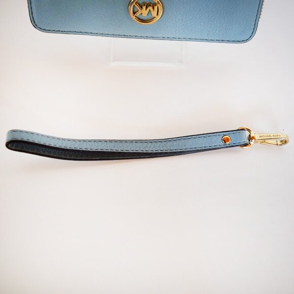 MICHAEL Michael Kors Leather Zip Around Wristlet Wallet - Picture 14 of 17